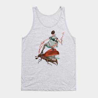 Flying High, Vintage Surreal Illustration Tank Top